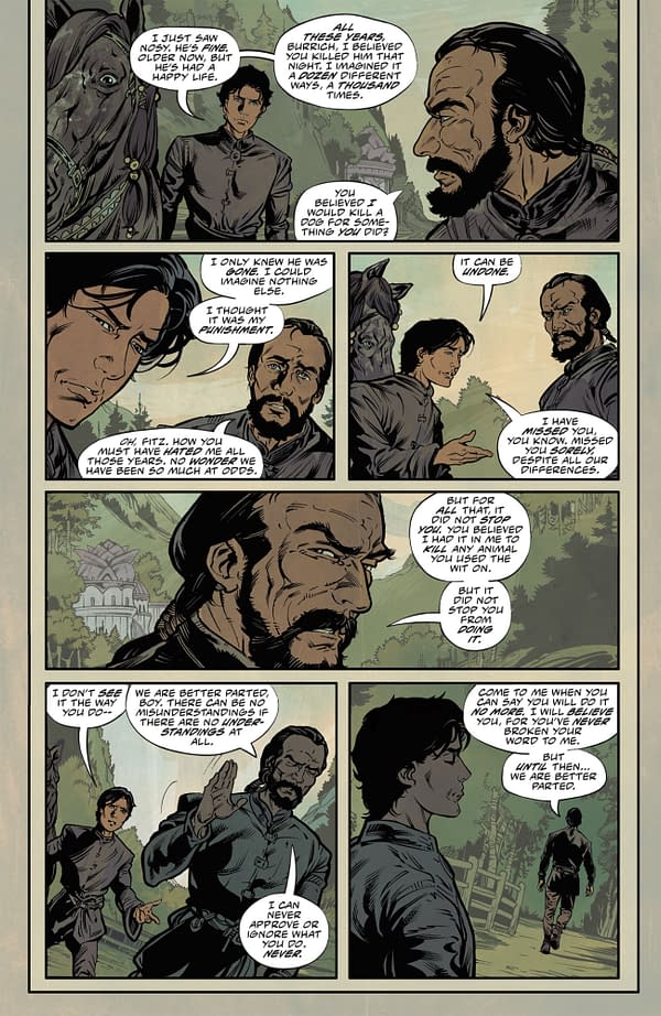 Interior preview page from ASSASSIN'S APPRENTICE III #5 JORDIE BELLAIRE COVER