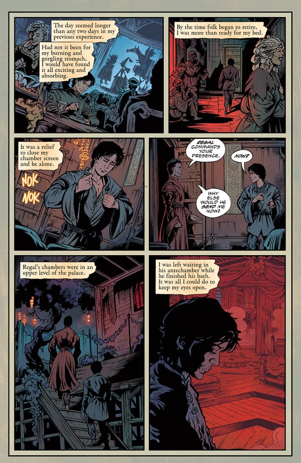 Interior preview page from ASSASSIN'S APPRENTICE III #5 JORDIE BELLAIRE COVER