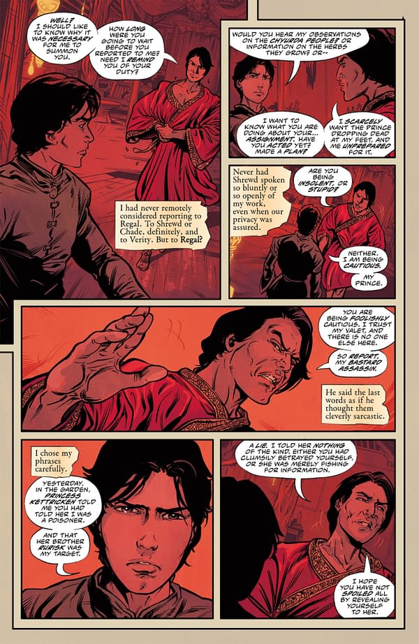 Interior preview page from ASSASSIN'S APPRENTICE III #5 JORDIE BELLAIRE COVER