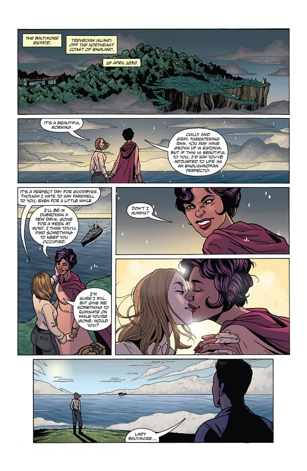 Interior preview page from LADY BALTIMORE: THE DAUGHTERS OF MEDUSA #1 MICHELLE MADSEN COVER