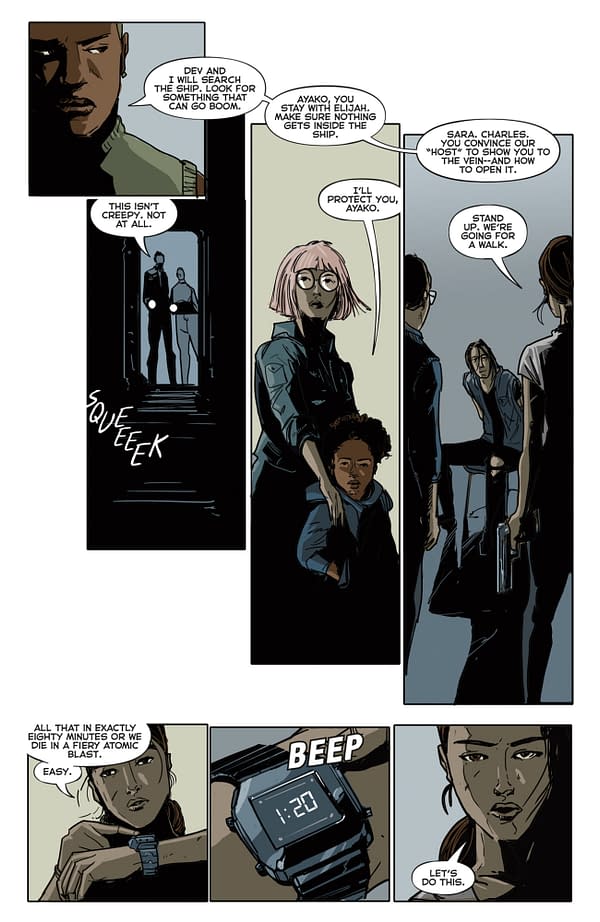 Interior preview page from BEHEMOTH #4 JAY MARTIN COVER