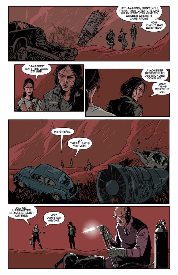 Interior preview page from BEHEMOTH #4 JAY MARTIN COVER