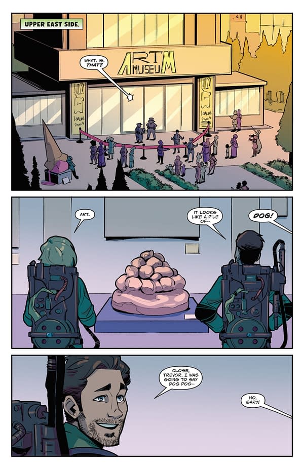 Interior preview page from GHOSTBUSTERS: DEAD MAN'S CHEST #1 JIMMY BETANCOURT COVER