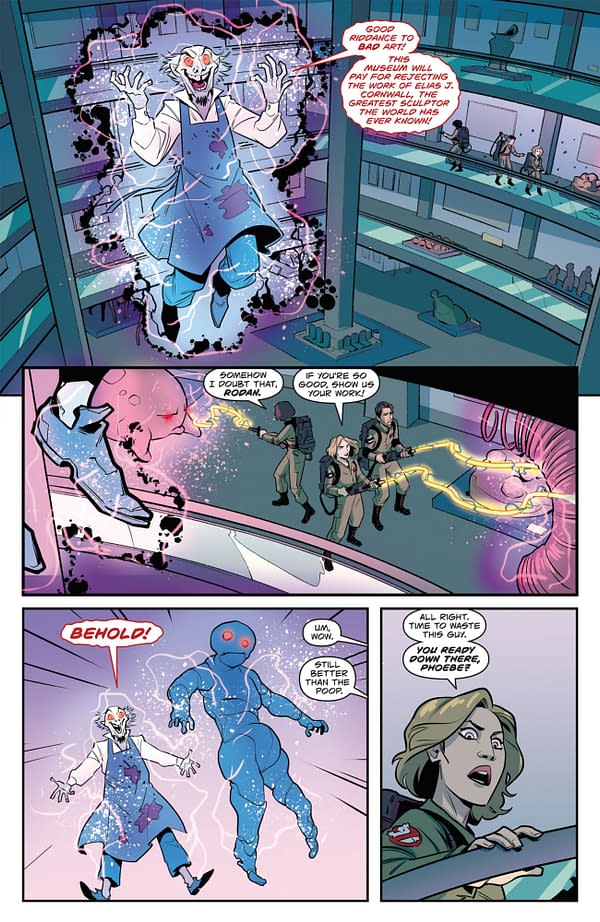 Interior preview page from GHOSTBUSTERS: DEAD MAN'S CHEST #1 JIMMY BETANCOURT COVER