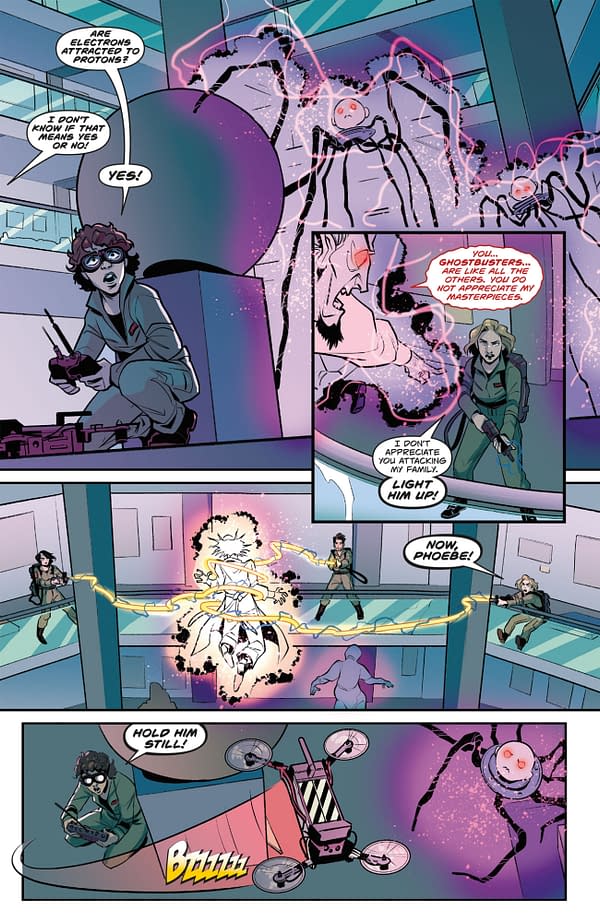 Interior preview page from GHOSTBUSTERS: DEAD MAN'S CHEST #1 JIMMY BETANCOURT COVER