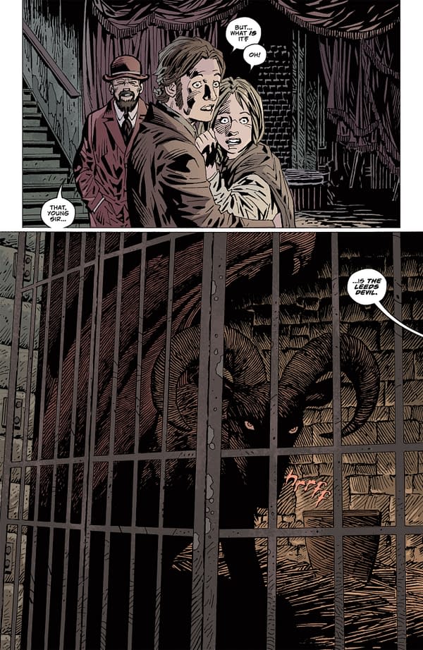 Interior preview page from LET THIS ONE BE A DEVIL #3 BRAD SIMPSON COVER