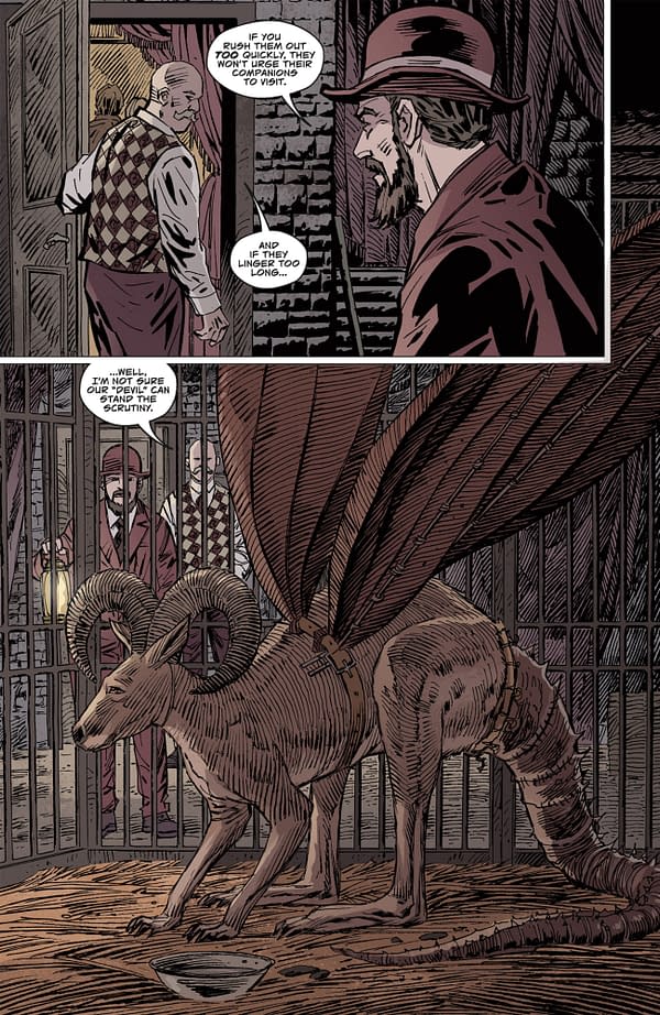 Interior preview page from LET THIS ONE BE A DEVIL #3 BRAD SIMPSON COVER