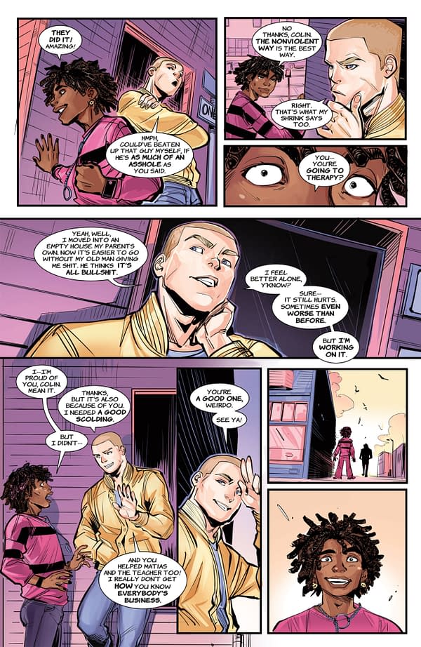 Interior preview page from YOU NEVER HEARD OF ME #4 IOLANDA ZANFARDINO COVER