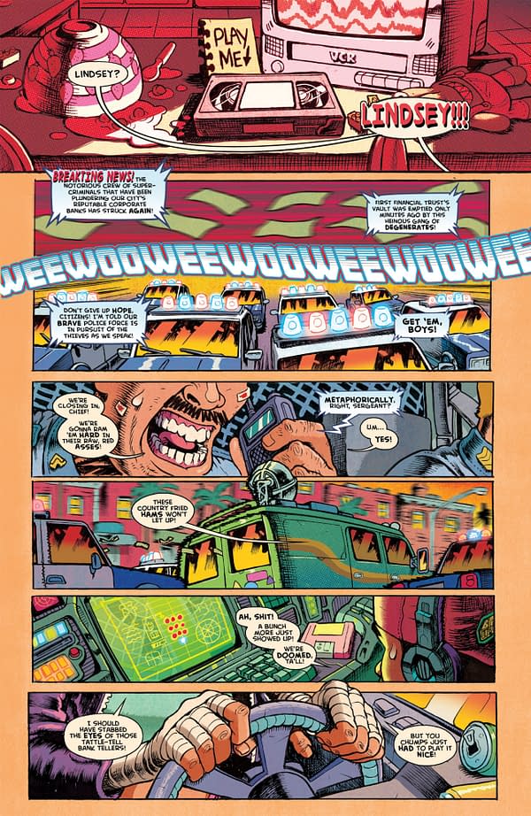 Interior preview page from ROBOWOLF #1 JAKE SMITH COVER