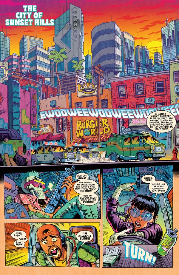 Interior preview page from ROBOWOLF #1 JAKE SMITH COVER