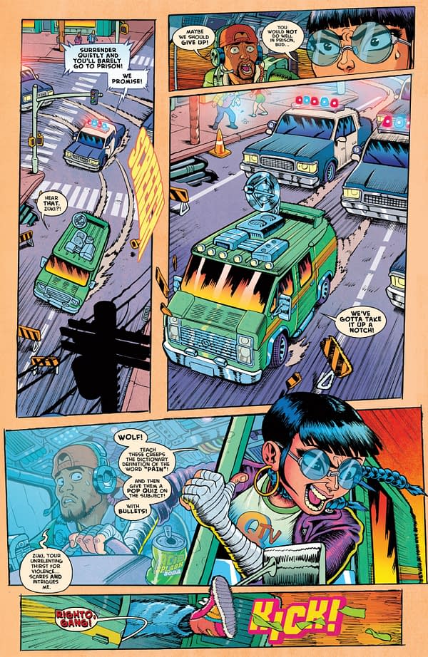 Interior preview page from ROBOWOLF #1 JAKE SMITH COVER
