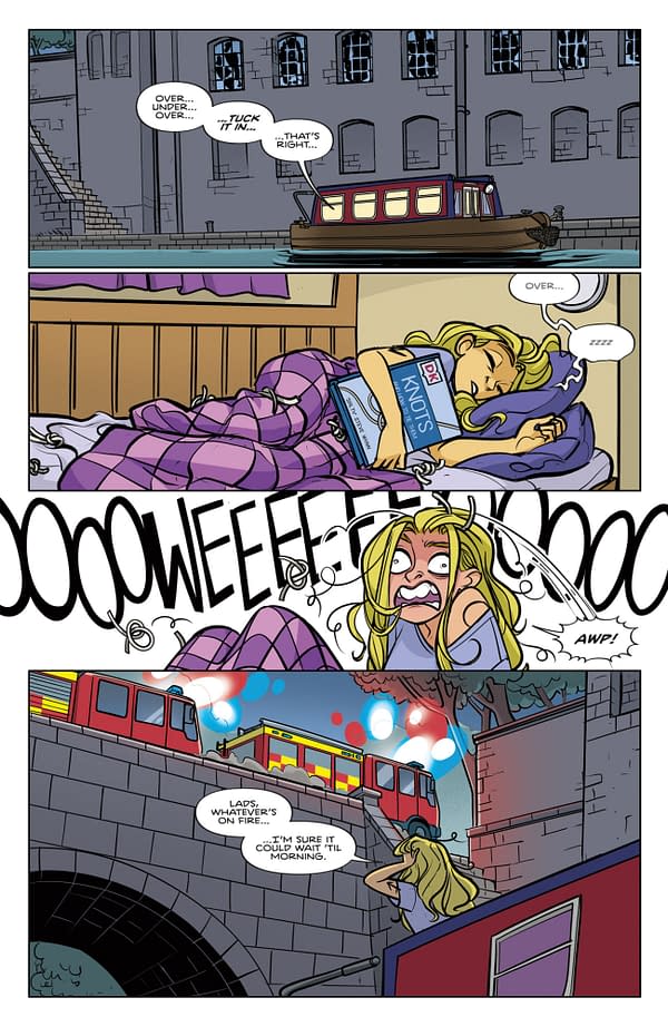 Interior preview page from THE GREAT BRITISH BUMP-OFF: KILL OR BE QUILT #2 JIM CAMPBELL COVER