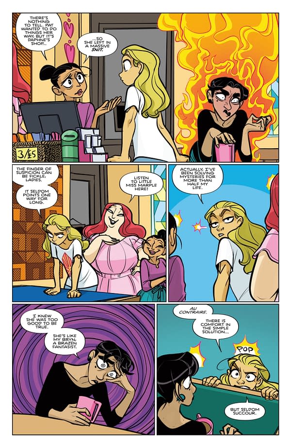 Interior preview page from THE GREAT BRITISH BUMP-OFF: KILL OR BE QUILT #2 JIM CAMPBELL COVER