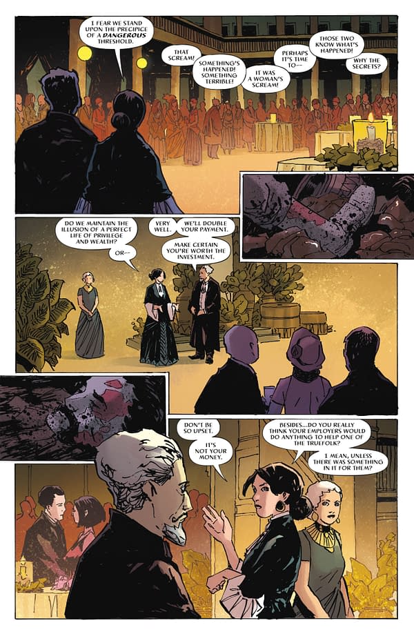 Interior preview page from OUR BRILLIANT RUIN: HORROR AT CRANE MANSION #2 FRANK CVETKOVIC COVER