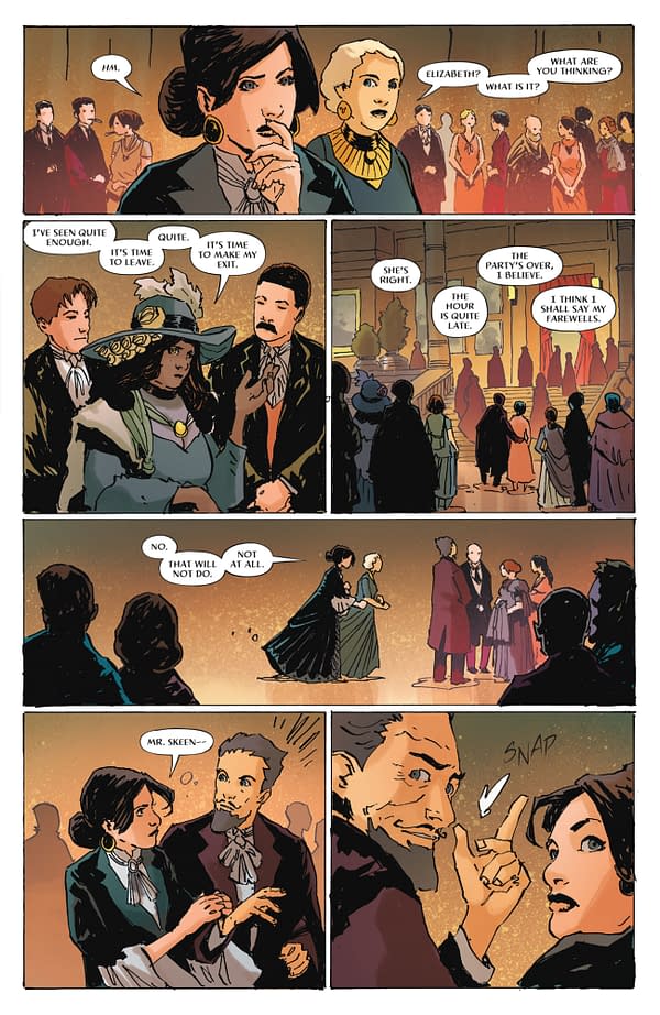 Interior preview page from OUR BRILLIANT RUIN: HORROR AT CRANE MANSION #2 FRANK CVETKOVIC COVER
