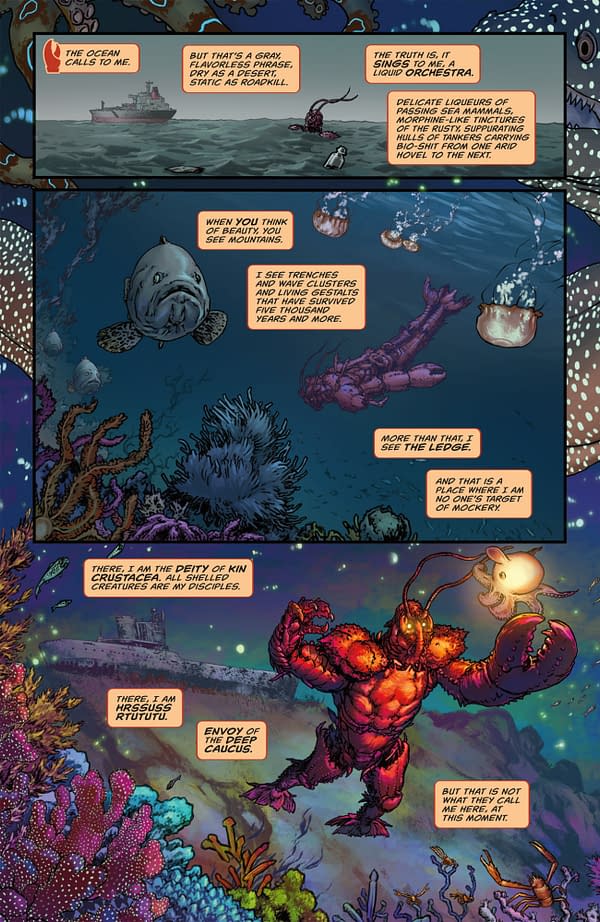 Interior preview page from MINOR THREATS: WELCOME TO TWILIGHT #3 SCOTT HEPBURN COVER
