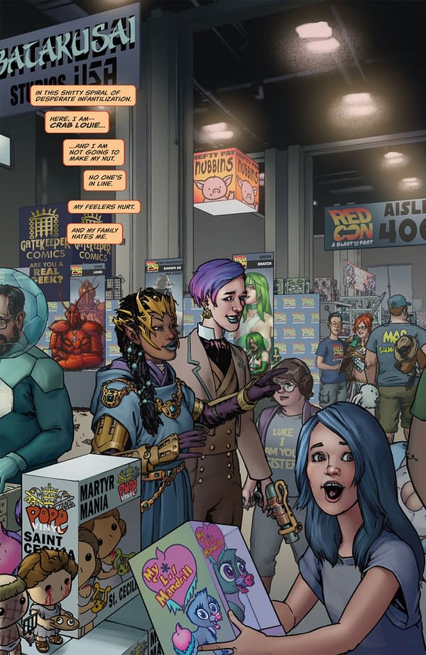Interior preview page from MINOR THREATS: WELCOME TO TWILIGHT #3 SCOTT HEPBURN COVER