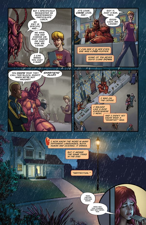 Interior preview page from MINOR THREATS: WELCOME TO TWILIGHT #3 SCOTT HEPBURN COVER