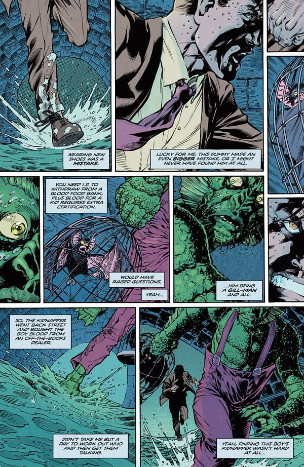 Interior preview page from LOS MONSTRUOS #1 KJ DIAZ COVER