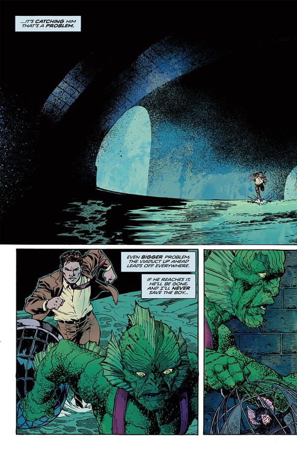 Interior preview page from LOS MONSTRUOS #1 KJ DIAZ COVER