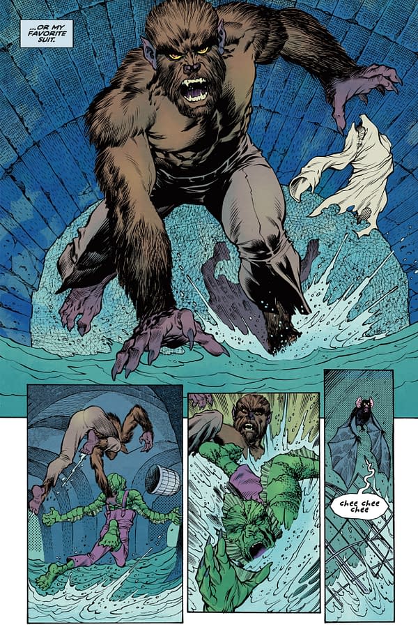 Interior preview page from LOS MONSTRUOS #1 KJ DIAZ COVER