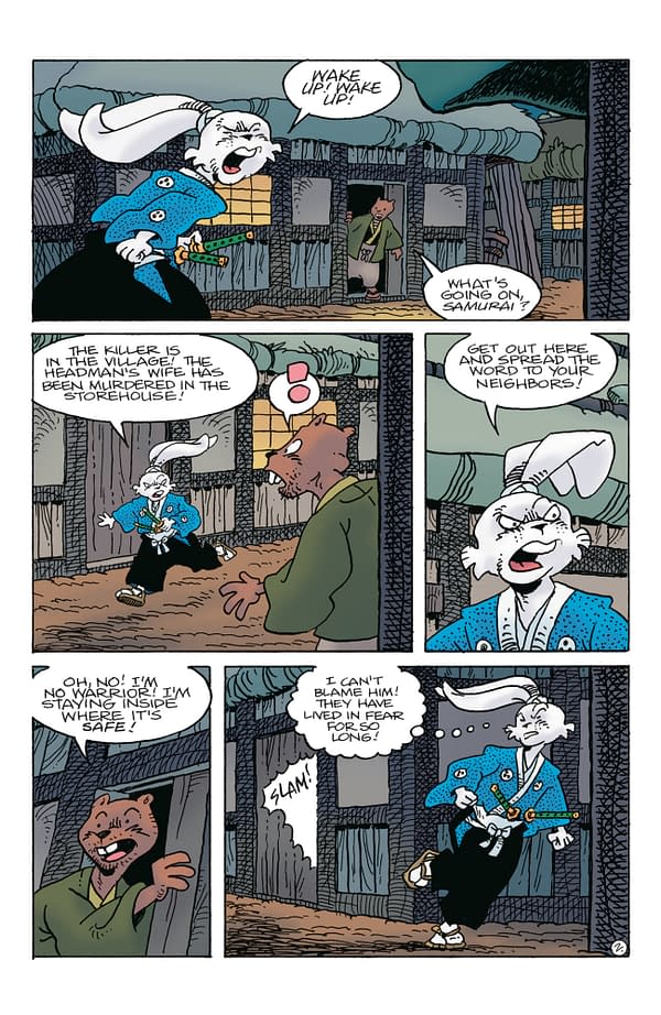 Interior preview page from USAGI YOJIMBO: TEN THOUSAND PLUMS #3 STAN SAKAI COVER