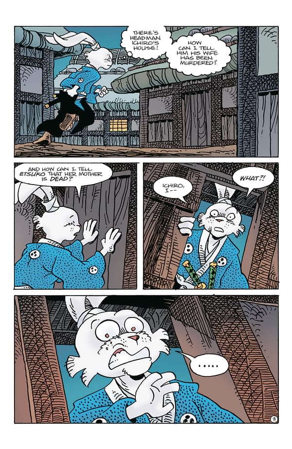 Interior preview page from USAGI YOJIMBO: TEN THOUSAND PLUMS #3 STAN SAKAI COVER