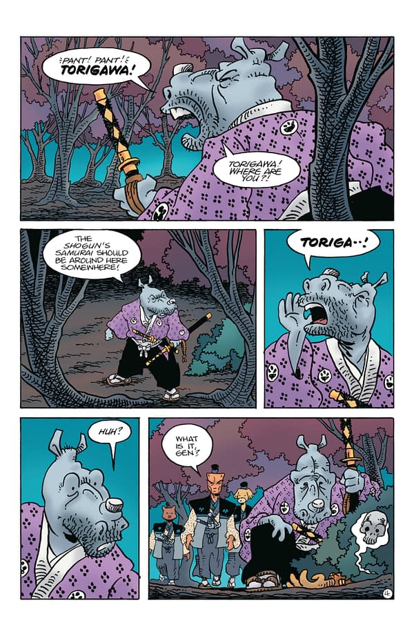 Interior preview page from USAGI YOJIMBO: TEN THOUSAND PLUMS #3 STAN SAKAI COVER