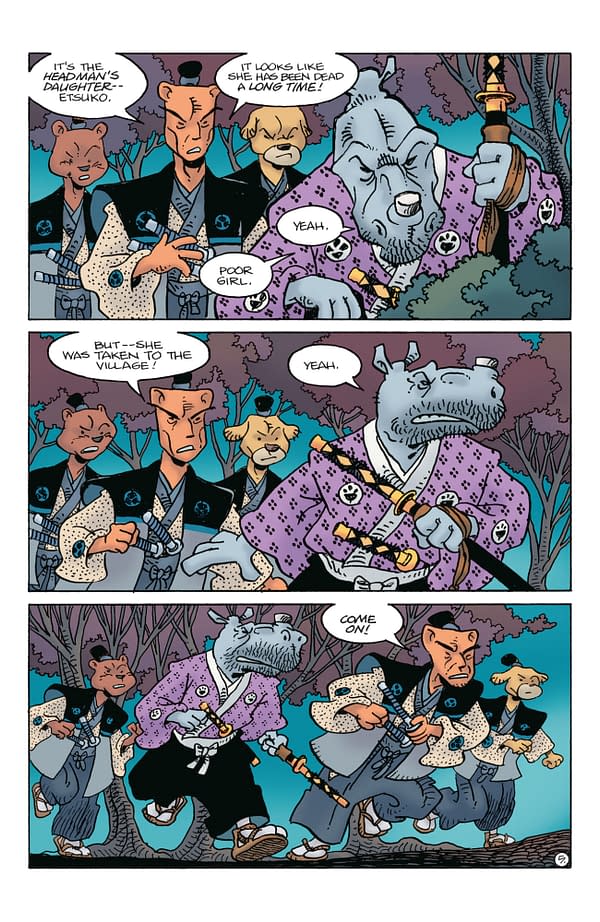 Interior preview page from USAGI YOJIMBO: TEN THOUSAND PLUMS #3 STAN SAKAI COVER