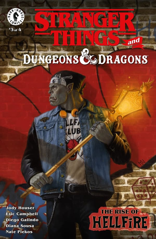 Cover image for STRANGER THINGS AND DUNGEONS & DRAGONS: RISE OF HELLFIRE #3 DIANA SOUSA COVER