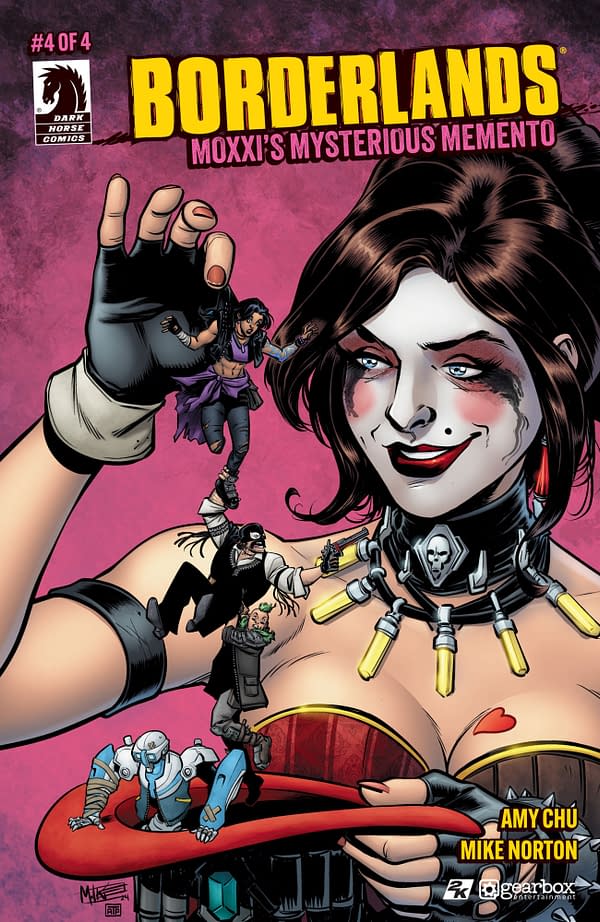 Cover image for BORDERLANDS: MOXXI'S MYSTERIOUS MEMENTO #4 DERON BENNETT COVER