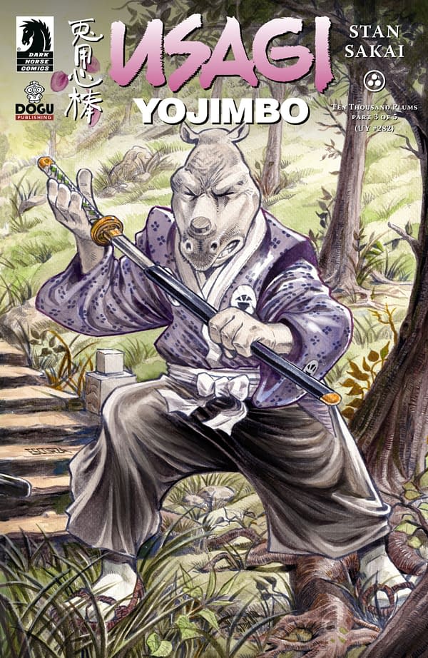 Cover image for Usagi Yojimbo: Ten Thousand Plums #3 (CVR B) (Escorza Brothers)