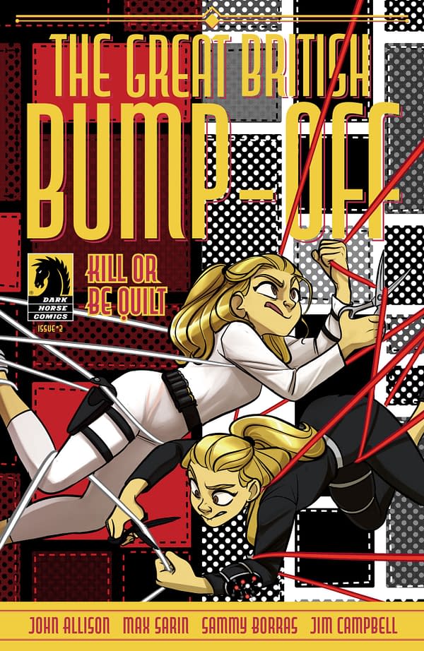 Cover image for THE GREAT BRITISH BUMP-OFF: KILL OR BE QUILT #2 JIM CAMPBELL COVER