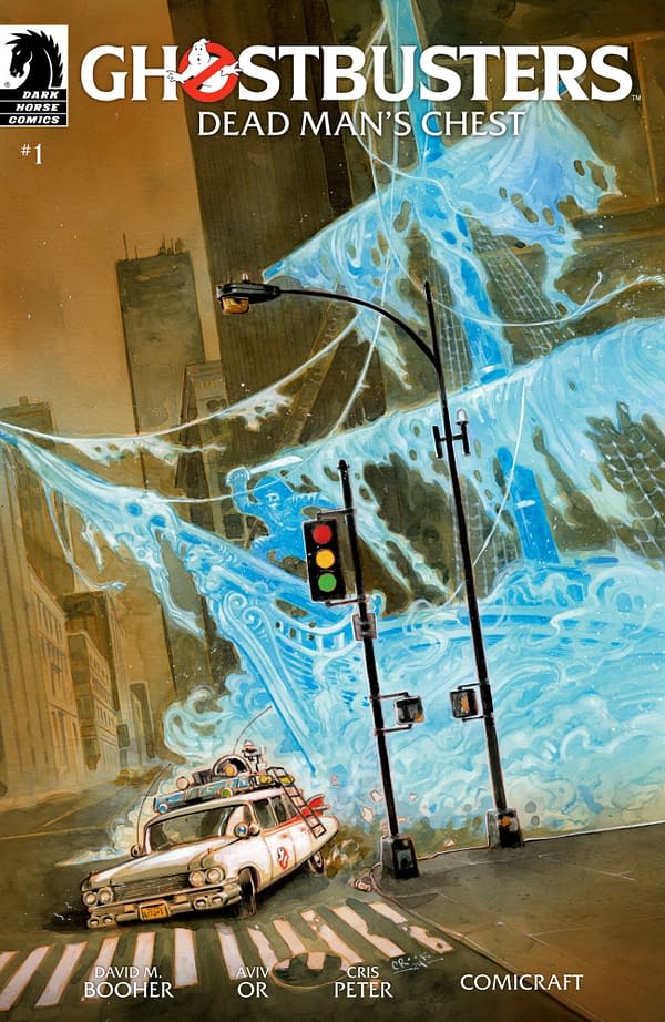 Cover image for GHOSTBUSTERS: DEAD MAN'S CHEST #1 JIMMY BETANCOURT COVER