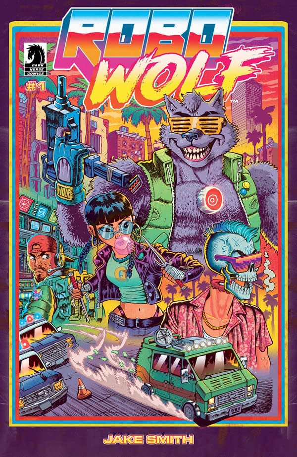 Cover image for ROBOWOLF #1 JAKE SMITH COVER