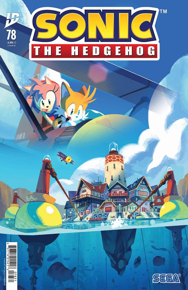 Cover image for Sonic the Hedgehog #78 Variant RI (10) (Fourdraine)