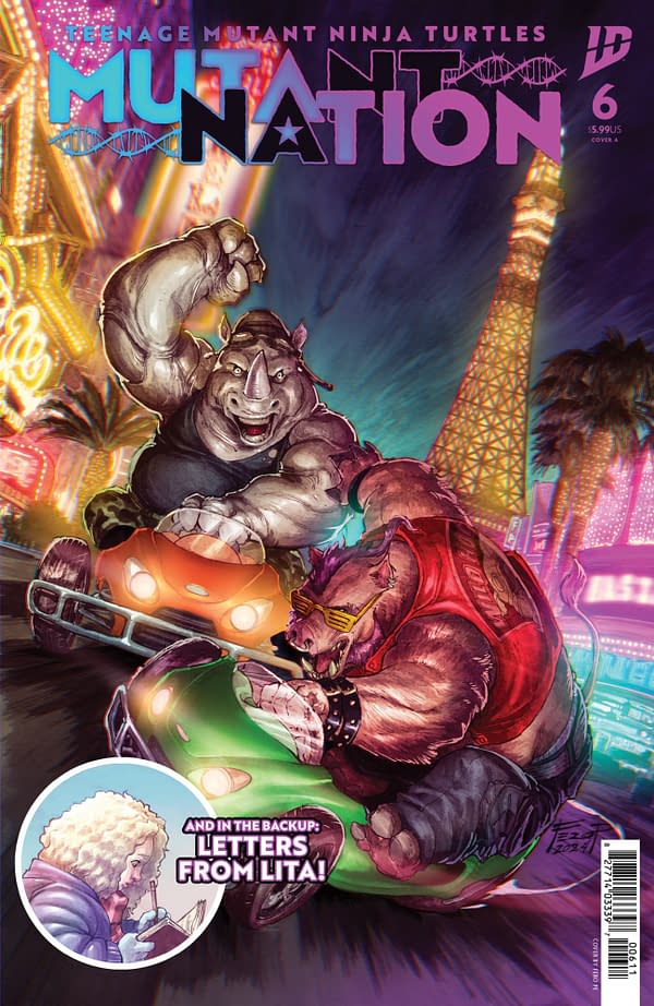 Cover image for TMNT: MUTANT NATION #6 FERO PE COVER