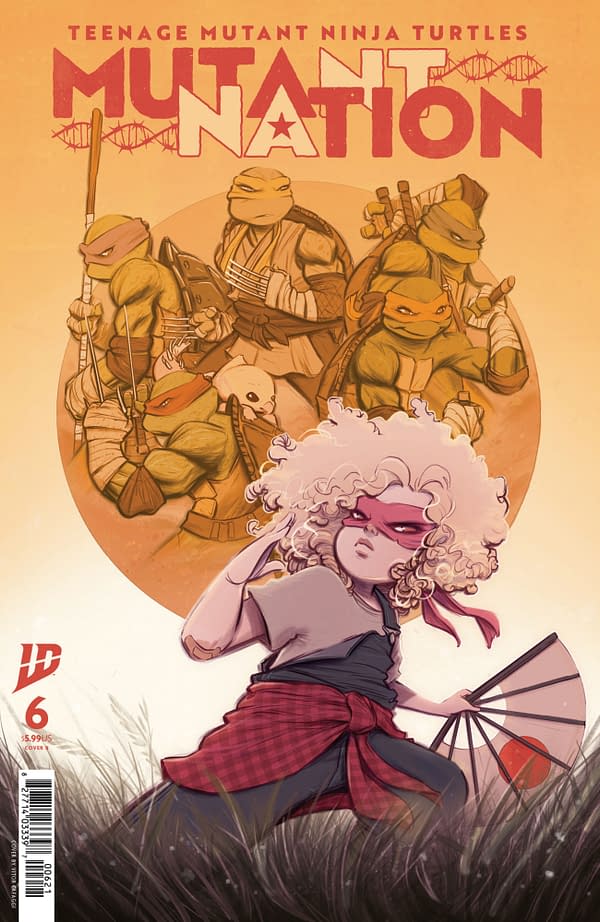 Cover image for Teenage Mutant Ninja Turtles: Mutant Nation #6 Variant B (Cafaggi)