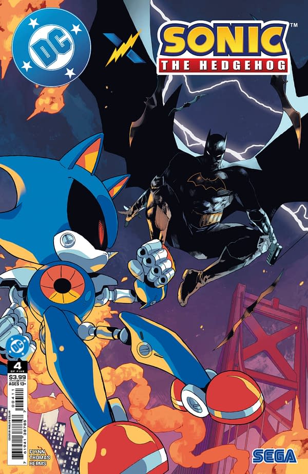 Cover image for DC x Sonic the Hedgehog #4