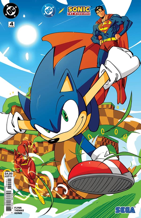 Cover image for DC x Sonic the Hedgehog #4