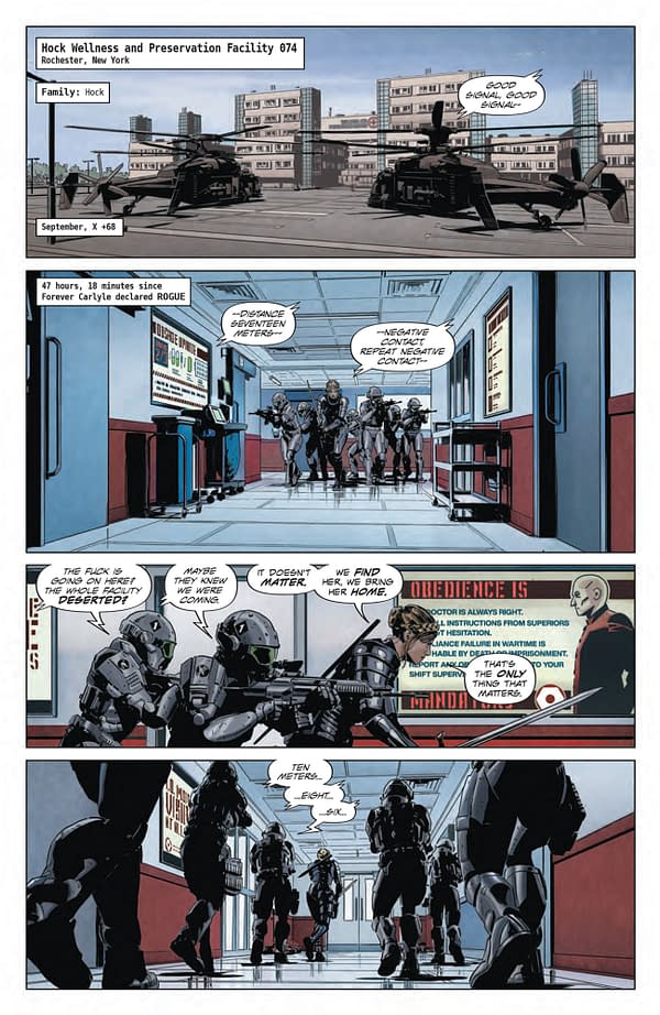 Interior preview page from Lazarus Fallen #1