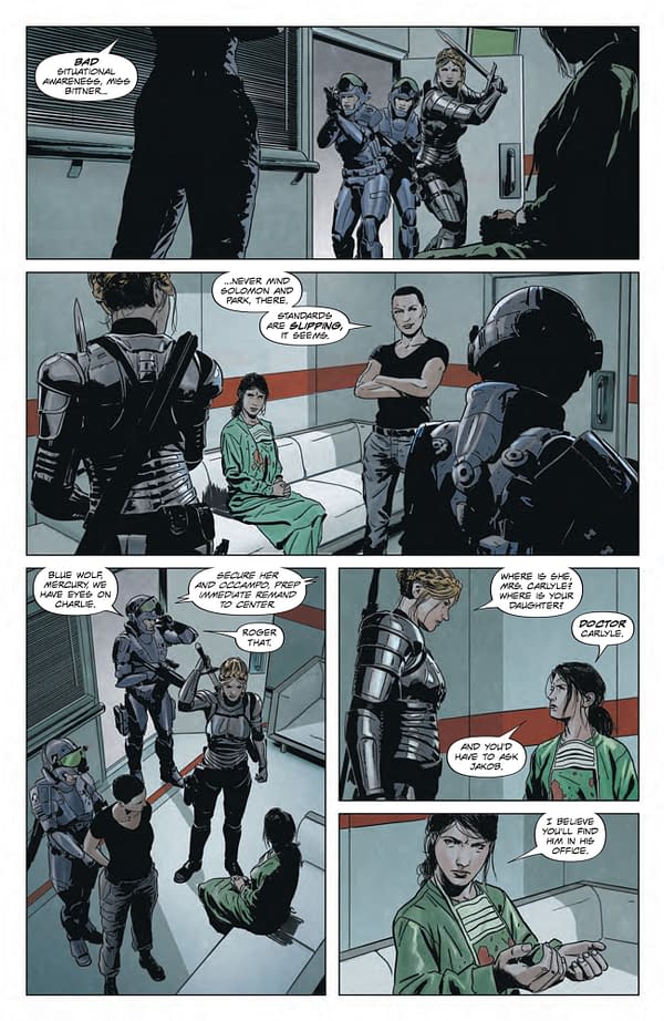 Interior preview page from Lazarus Fallen #1