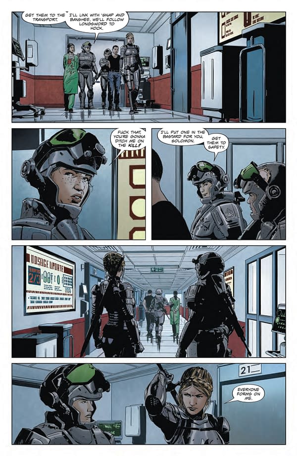 Interior preview page from Lazarus Fallen #1