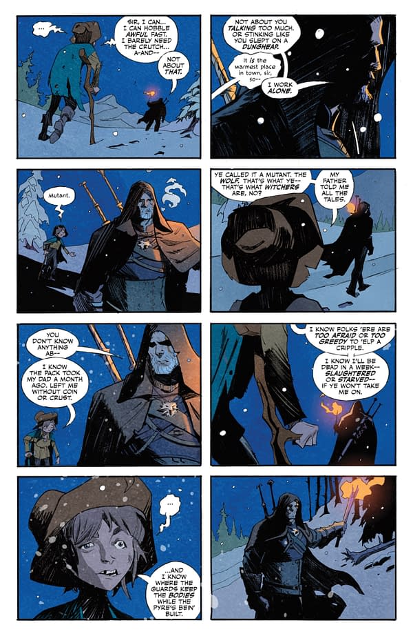 Interior preview page from THE WITCHER: THE BEAR AND THE BUTTERFLY #2 HASSAN OTSMANE-ELHAOU COVER
