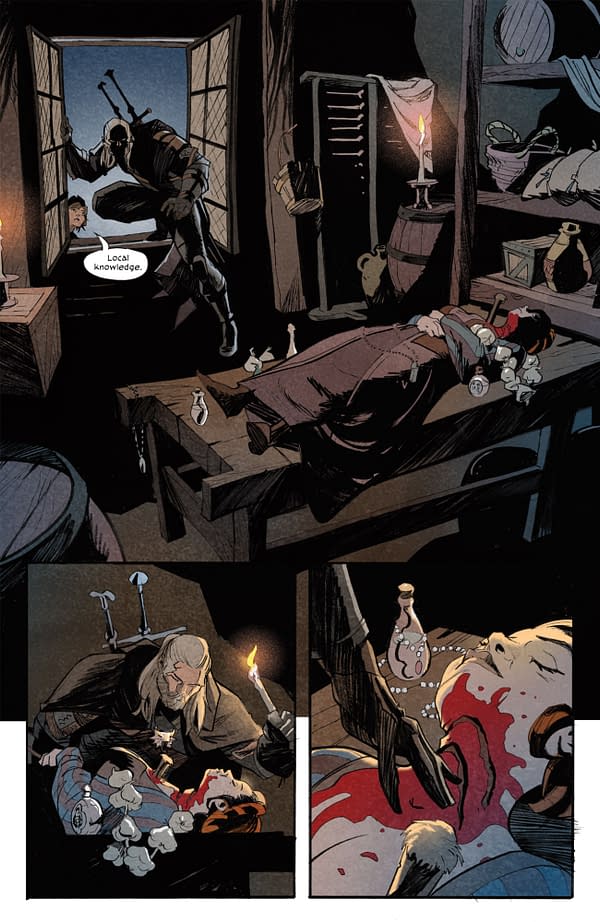Interior preview page from THE WITCHER: THE BEAR AND THE BUTTERFLY #2 HASSAN OTSMANE-ELHAOU COVER