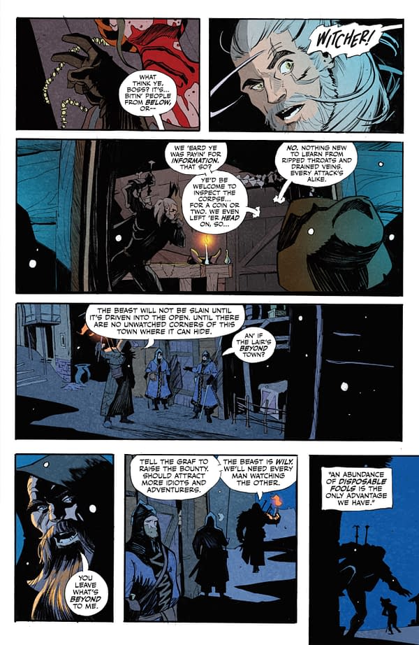 Interior preview page from THE WITCHER: THE BEAR AND THE BUTTERFLY #2 HASSAN OTSMANE-ELHAOU COVER