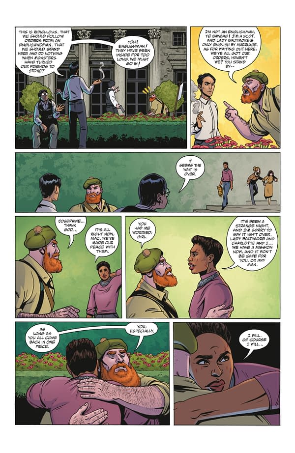 Interior preview page from LADY BALTIMORE: THE DAUGHTERS OF MEDUSA #2 MICHELLE MADSEN COVER