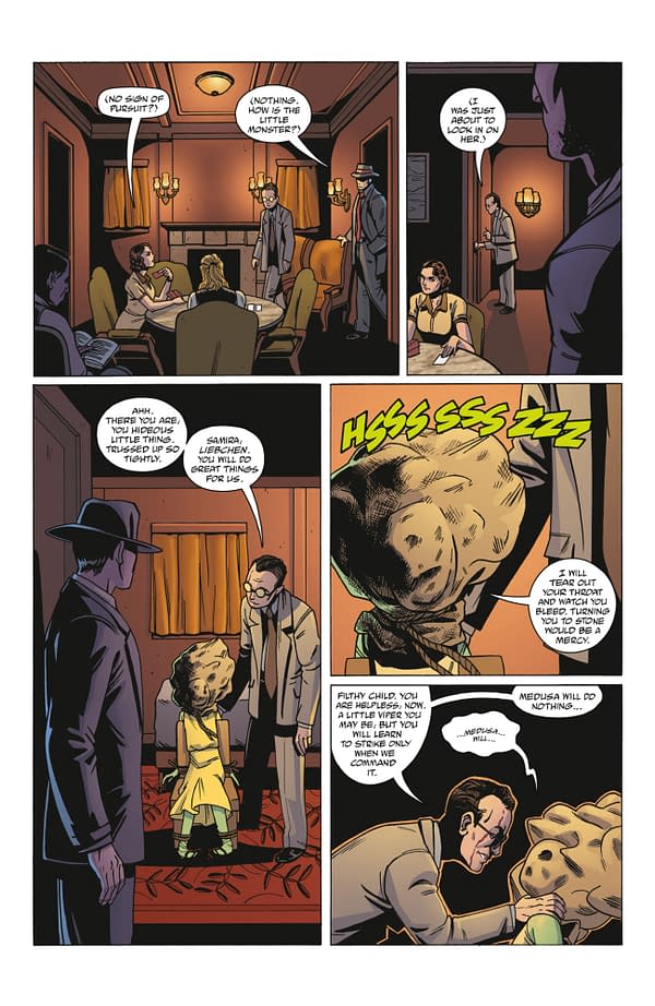 Interior preview page from LADY BALTIMORE: THE DAUGHTERS OF MEDUSA #2 MICHELLE MADSEN COVER