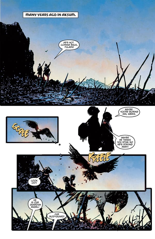 Interior preview page from ASSASSIN'S CREED MIRAGE: A SOAR OF EAGLES #3 JIMMY BETANCOURT COVER