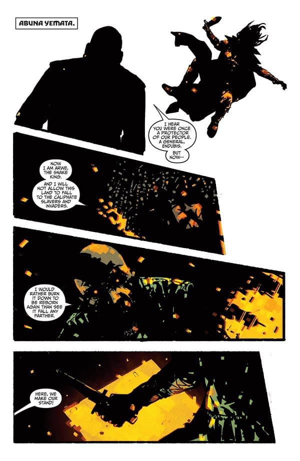 Interior preview page from ASSASSIN'S CREED MIRAGE: A SOAR OF EAGLES #3 JIMMY BETANCOURT COVER